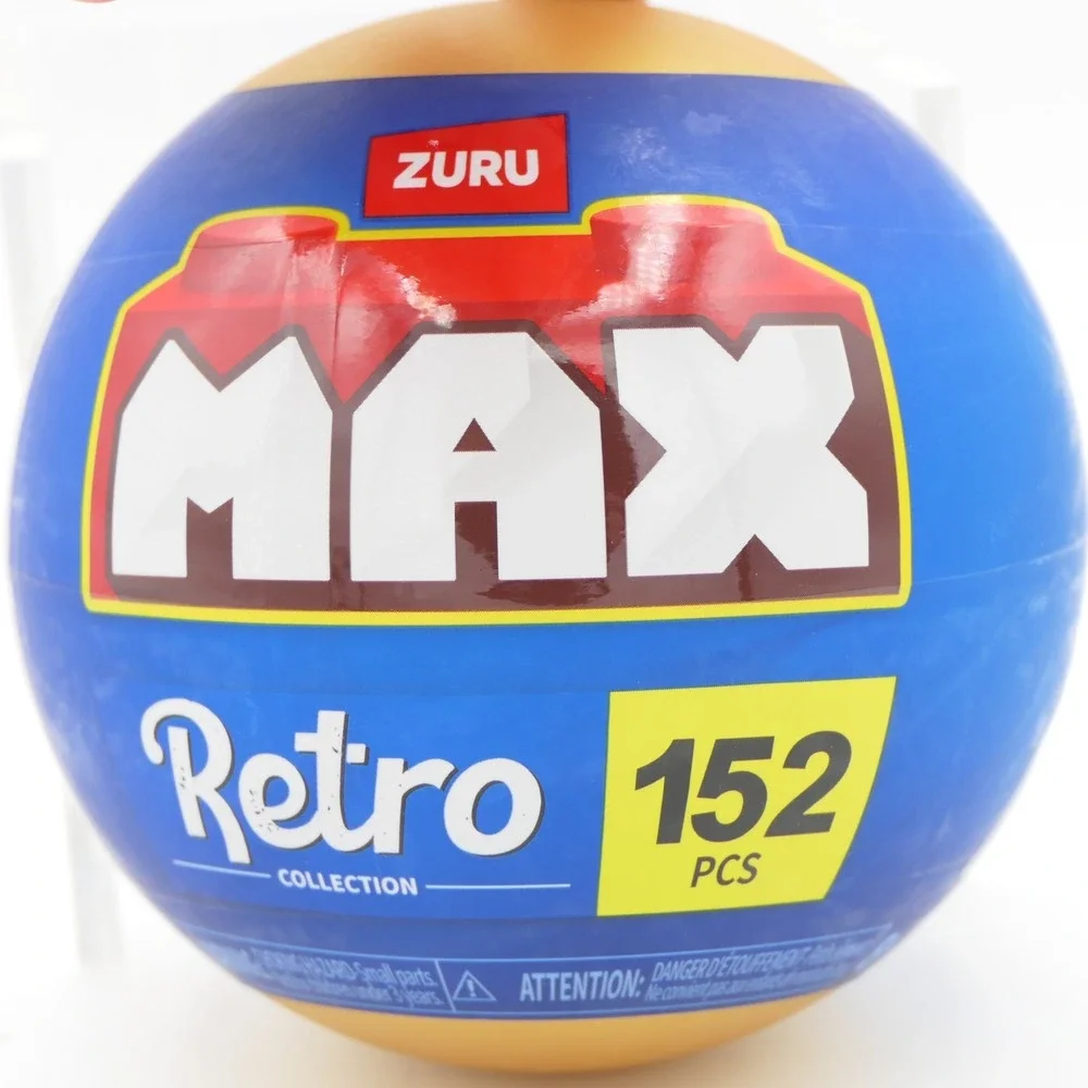 Zuru MAX Retro Collection Capsule Building Toy 3 Pk Telephone Camera Video Game